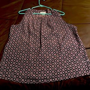 Ann Taylor Loft sleeveless blouse